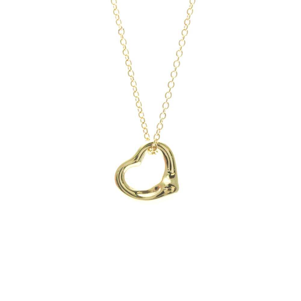 TIFFANY 18k Gold Heart Necklace